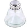 Zerodeko 1pc Glass Pump Bottle Lightweight Press Dispenser for Makeup More Container for Home Outdoor Use Easy to Clean Portable view 1