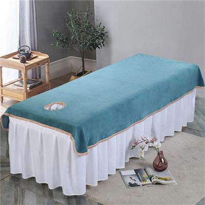 Beauty Salon Massage Waterproof Pure Color Protective Massage Table Bed Cover Washable Sheets For Beauty Salons Anti-slip Massage Sheet Cover Pure Color For Massage Tables And Spas-E 47x79inch(120x200