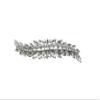 Faship Gorgeous Clear Marquise Rhinestone Crystal Floral Small Hair Barrette view 1