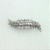 Faship Gorgeous Clear Marquise Rhinestone Crystal Floral Small Hair Barrette view 2