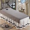 Bed Sheet Cover Waterproof Beauty Salon Bed Sheets Fully Wrap Around Sides Beauty Massage SPA Couch Cover 5-piece Protective Massage Table Bed Cover Anti-slip For Beauty Salon Spa-E 31x75inch(80x190cm view 1
