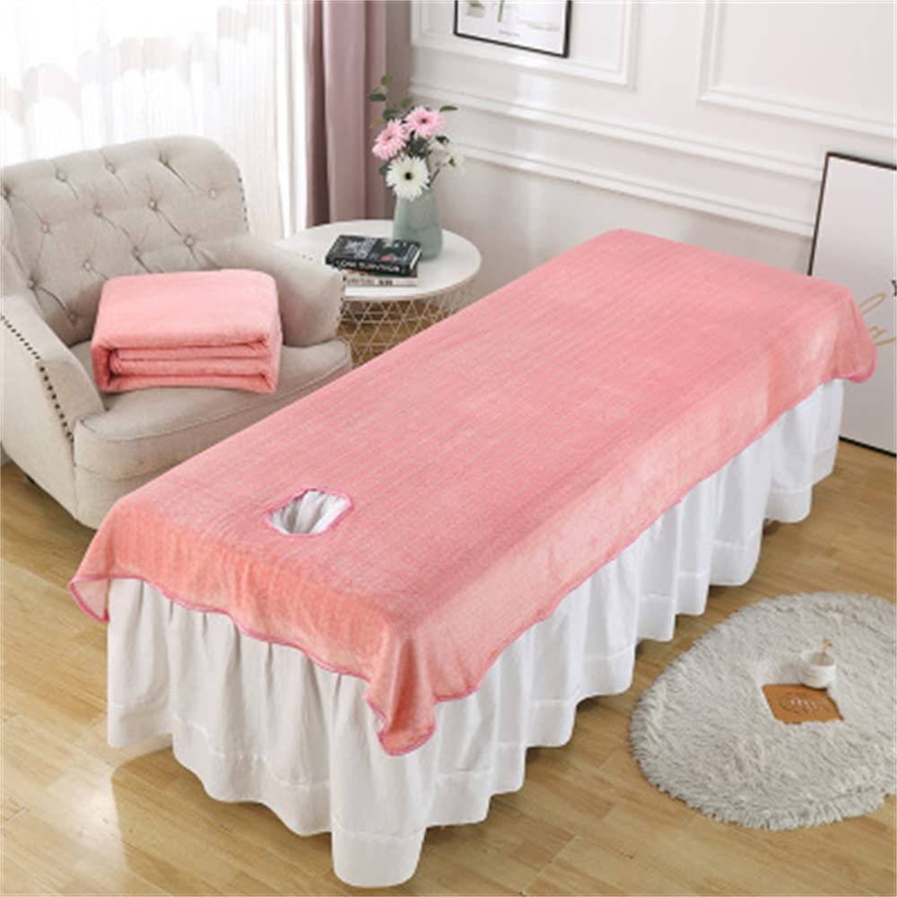 Beauty Bedsheet Massage Table SPA Couch Cover Sheet All-round Wrap SPA Salon Table Cover Solid Color Massage Table Sheet Washable Massage Bed Cover Soft For Massage Tables And Spas-H 31x79inch(80x200c