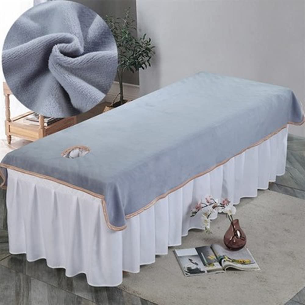 Beauty Salon Massage Waterproof Pure Color Protective Massage Table Bed Cover Washable Sheets For Beauty Salons Anti-slip Massage Sheet Cover Pure Color For Massage Tables And Spas-D 31x79inch(80x200c