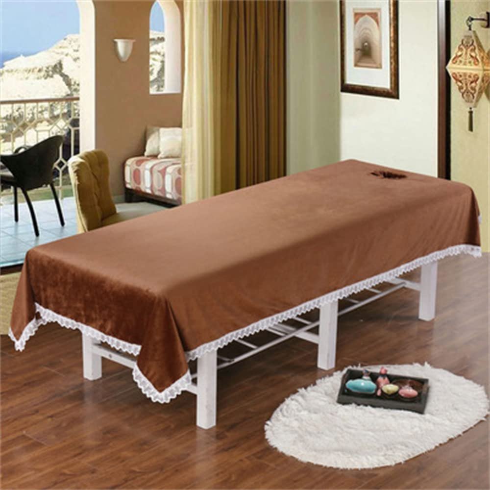 SPA Massage Table Cover Mat Breathable Massage Fitted Sheet Oil-resistant Massage Table Sheet Soft SPA Massage Table Cover Mat Massage Table Not Included For Massage Tables And Spa-F 47x87inch(120x220