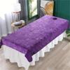 Beauty Salon Massage SPA Center Bed Sheets Breathable Massage Table SPA Couch Cover Sheet Soft Beauty Salon Bed Sheets Washable SPA Center Bed Sheets Professional Withbreathinghole-B 47x79inch(120x200 view 1