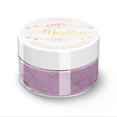 MARBLERS Fine Natural Mica Powder [Hazy Purple] 0.11oz (3g) | Highly Pigmented | Non-Toxic, Vegan, Cruelty-Free | Eyeshadow, Body Butter, Nail Polish, Nail Art | Party, Body, Face Makeup