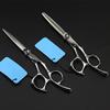 Hair Cutting Shears, 6 Inch Upscale Professional Japan 440c Hair Scissors Cutting Barber Hair Salon Scisors Thinning Shears Hairdressing Scissors (Size : Set with bag) view 2