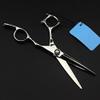 Hair Cutting Shears, 6 Inch Upscale Professional Japan 440c Hair Scissors Cutting Barber Hair Salon Scisors Thinning Shears Hairdressing Scissors (Size : Set with bag) view 3