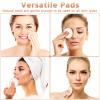 Foaincore 40 Pcs Reusable Makeup Remover Pads with Mesh Storage Bag and Bamboo Box Washable Bamboo Cotton Rounds Soft Reusable Face Pad for Toner Skin Various Skin Care Products(White, Tan) view 3