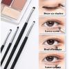 SALOCY Mini Smudge Brush for Eyeliner,Eyeshadow Brushes,Eyeliner Brush for Powder Gel Cream Liquid Concealer, Eye liner Blending, Highlighting brush,Concealer Brush,Eye Makeup Brush Set view 2