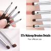 SALOCY Mini Smudge Brush for Eyeliner,Eyeshadow Brushes,Eyeliner Brush for Powder Gel Cream Liquid Concealer, Eye liner Blending, Highlighting brush,Concealer Brush,Eye Makeup Brush Set view 4