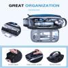 BAGSMART Toiletry Bag for Men, Large Travel Toiletry Organizer, Dopp Kit Water-resistant Shaving Bag for Toiletries Accessories - Black view 2