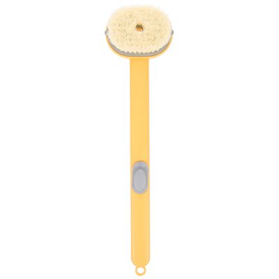 minkissy Long Handle Back Scrubber Bath Brush for Deep Cleaning and Exfoliating Skin Portable Body Brush for Shower Use for Massaging and Promoting Circulation
