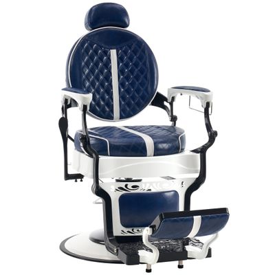 BarberPub Heavy Duty Vintage Barber Chair, All Purpose Professional Hydraulic Reclining Salon Chairs, Beauty Spa Hair Stylist Equipment 8739
