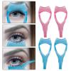 7PCS Eyelash Mascara Tool, Eyelash Separator Mascara Applicator, Folding Eyelash Comb Eyebrow Brush for Women Girl Making Up Supplies (Black, Pink, Blue) view 2