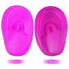 Hair Dye Ear Cover 6pcs Hairdressing Ear Cover and 200pcs Disposable Ear Protectors Ear Shower Caps for Hair Dye Hair Dryer Bathing view 4