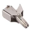 YUYTE Nose Hair Trimmer for Men, Detachable, Quiet, 360 Degree Rotation, R Shaped Round Head, Manual Control, Stainless Steel view 1