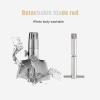 YUYTE Nose Hair Trimmer for Men, Detachable, Quiet, 360 Degree Rotation, R Shaped Round Head, Manual Control, Stainless Steel view 3