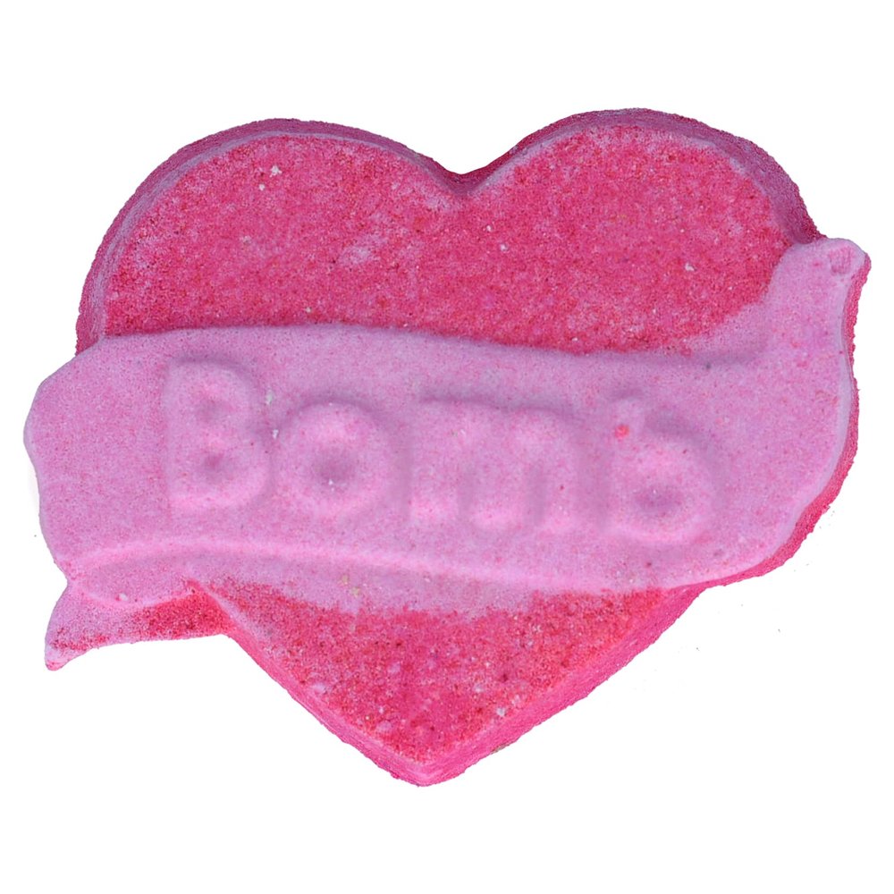 Bomb Cosmetics Heart of Gold Watercolour Bath Bomb, Floral Fragrance with Pure Jasmine Absolute and Ylang Ylang Essential Oils, Cruelty Free and Vegan Friendly,