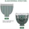 3 Pack Replacement Blades Compatible with Meridian Trimmer, Hygienic Ceramic Replacement Blades Compatible with Meridian Body Trimmer (Onyx & Sage), Green view 4