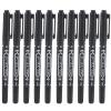 10 Pcs Tattoo Pen Tattoo Skin Marker Marking Scribe Pen Fine and Reg Tip Tattoo Stencil Markers Pen (black) view 1