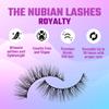 Juvia's Place Nubian Eyelashes Royalty - Eyelash Extension for Day or Night Use, Vegan Mink Lashes, Cruelty-Free Fluffy Lashes, Reusable Adhesive Eyelashes, Matte Black Mink Eyelashes Natural Look view 2