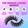 Juvia's Place Nubian Eyelashes Nefertiti - Eyelash Extension for Day or Night Use, Vegan Mink Lashes, Cruelty-Free Fluffy Lashes, Reusable Adhesive, Matte Black Mink Eyelashes Natural Look view 3