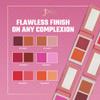 Juvia's Place Blushed Duo Blush Volume3 - Two Tone Pigmented Buildable Pressed Mineral Powder - Rosy Natural Cheeks Matte Fresh Finish for All Skin Color view 4