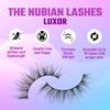 Juvia's Place Nubian Eyelashes Luxor - Eyelash Extension for Day or Night Use, Vegan Mink Lashes, Cruelty-Free Fluffy Lashes, Reusable Adhesive Eyelashes, Matte Black Mink Eyelashes Natural Look view 2