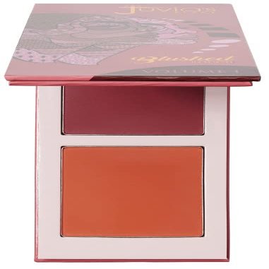 Juvia's Place Blushed Duo Blush - Two Tone Pigmented Buildable Pressed Mineral Powder - Rosy Natural Cheeks Matte Fresh Finish for All Skin Color -Volume1