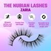 Juvia's Place Nubian Eyelashes Zaria - Eyelash Extension for Day or Night Use, Vegan Mink Lashes, Cruelty-Free Fluffy Lashes, Reusable Adhesive, Matte Black Mink Eyelashes Natural Look view 2