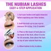 Juvia's Place Nubian Eyelashes Zaria - Eyelash Extension for Day or Night Use, Vegan Mink Lashes, Cruelty-Free Fluffy Lashes, Reusable Adhesive, Matte Black Mink Eyelashes Natural Look view 4