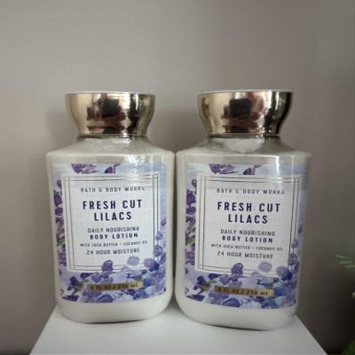 Bath and Body Works Fresh Cut Lilacs Body Lotion 8.0 FL. OZ (2 Pack)