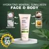 ASMA Hydrating Mineral Sunscreen SPF 50 with Face Moisturizer | Broad Spectrum UVA/UVB Protection | 9% Titanium Dioxide + 7% Zinc Oxide | Tinted Sunblock for All Ages & Skin Types view 4