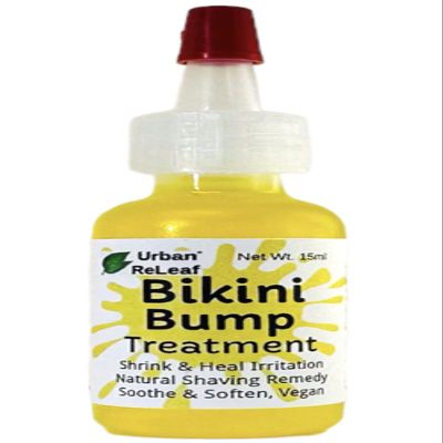 Urban ReLeaf Bikini Bump Treatment ! Shrink & Heal Irritation. Natural Shaving Remedy, Soothe & Soften Bumps, Scars, Ingrown Hairs, Razor Burn. Lighten Dark Spots. Made in USA.