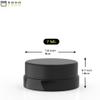 (90 Pack) 7ml Low Profile Thick Black Glass Jars with Black Lids - Airtight Containers for Oil, Lip Balm, Wax, Cosmetics view 2