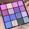 Yeweian Purple & Blue Eyeshadow - 16 Color Glitter & Matte Eyeshadow Palette, Korean Eyeshadow Makeup Palette, Waterproof & Bright Colours view 1