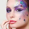Yeweian Purple & Blue Eyeshadow - 16 Color Glitter & Matte Eyeshadow Palette, Korean Eyeshadow Makeup Palette, Waterproof & Bright Colours view 3