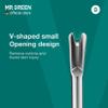 MR.GREEN Cuticle Pusher Dead Skin Remover Stainless Steel Manicure Tools Professional Cuticle Trimmer Nail Polish Peeler Scraper (Mr-2190) view 4