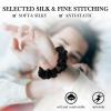 SOBONNY 100% Mulberry Silk Hair Ties, No-Damage Frizz Prevention for Sleep and Night, Hair Accessories for Women (Black) view 4