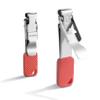 MR.GREEN Compact Nail Clippers Foldable Nail Cutters Manicure Tools Portable Fingernail Clipper with Key Chain Nail Scissors (Red) view 1