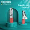 MR.GREEN Compact Nail Clippers Foldable Nail Cutters Manicure Tools Portable Fingernail Clipper with Key Chain Nail Scissors (Red) view 2
