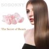 SOBONNY Mulberry Silk Hair Scrunchies, 100% Silk, No Damage for Frizz Prevention, Sleep and Night Scrunchie, Hair Accessories for Women (Pink, 1 Count) view 2