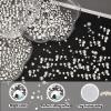 3150pcs Rhinestones Clear Face Gems Makeup Jewels Tooth Eye Diamonds+Champagne Gold Nail Rhinestones Charms Accessories Gems Stones Multi Round Shape for Nail Art Crafts DIY with Wax Pen HINABTRU view 3