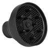 Volumizing Universal Hair Diffuser, Hair Dryer Diffuser Attachment for Curly and Wavy Hair, Foldable Hairdryer Hair Blower Diffuser Cover Styling Hairdressing Tool (Black) view 4