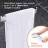 TASALON Microfiber Hair Towel for Salon - 10 Pack - 29 x 16 Inches, Quick Dry and Ultra-Soft Facial Towels with Soft Absorbant - White view 2