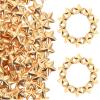 EXCEART 200pcs Three Charms Girl Manicure Metal Decor for Jewelry Making for Home view 1