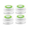 4 Pack Replacement Cleansing Brush Heads, CONVELIFE Facial Cleansing Brush Head, for Acne Prone, Clogged and Enlarged Pores Skins (Green) view 1