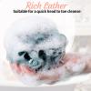 100 Pieces Bath Sponge Shower Loofah Bulk Packs 30gram Body Scrubber Assorted Colors Sponge Ball Soft Mesh Balls Exfoliating Body Shower Pouf Bath Scrunchies for Men and Women view 4
