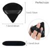 8 facial soft triangle puffs, 5 makeup mini puffs, wet and dry makeup tools, used for powder, mineral powder, body powder, foundation make-up, washable powder puffs view 2